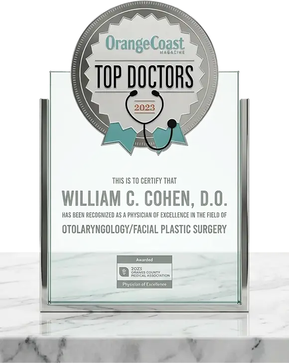 Top Doctors certification for William C. Cohen, D.O.