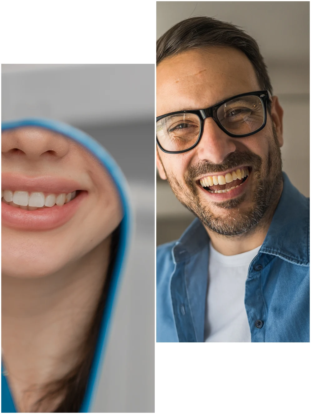 Collage of smiles
