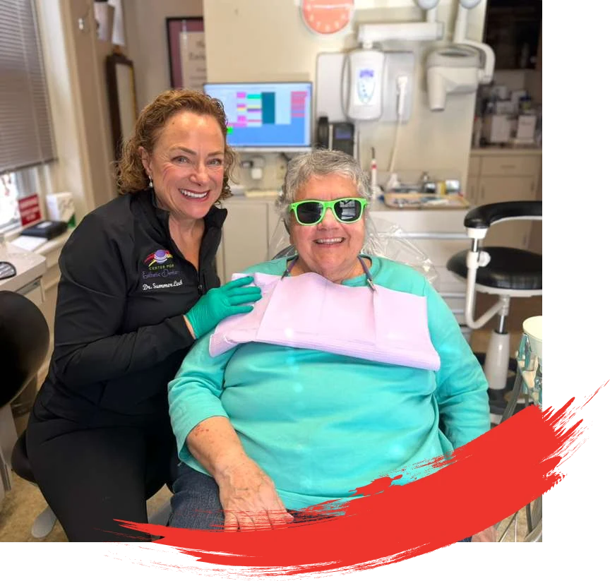 Dr. Lerch w/ patient