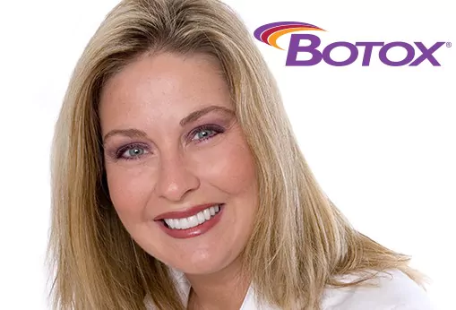 Woman with Botox