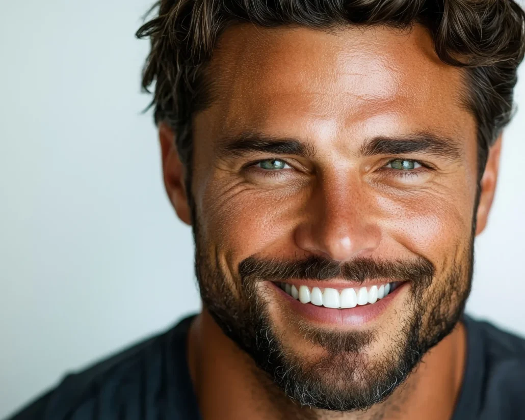 smiling man