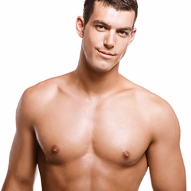 man's pecs