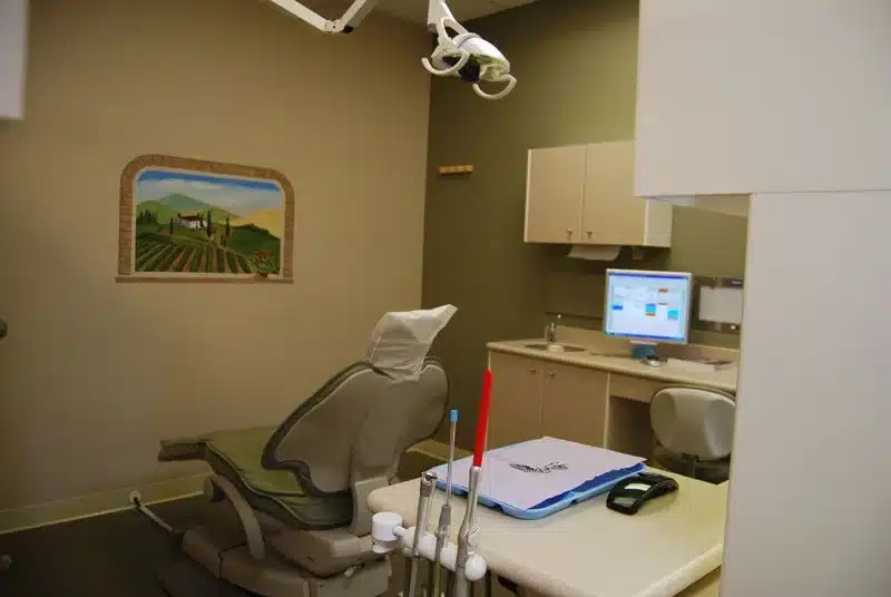 Exam room of Coast Dental Centre