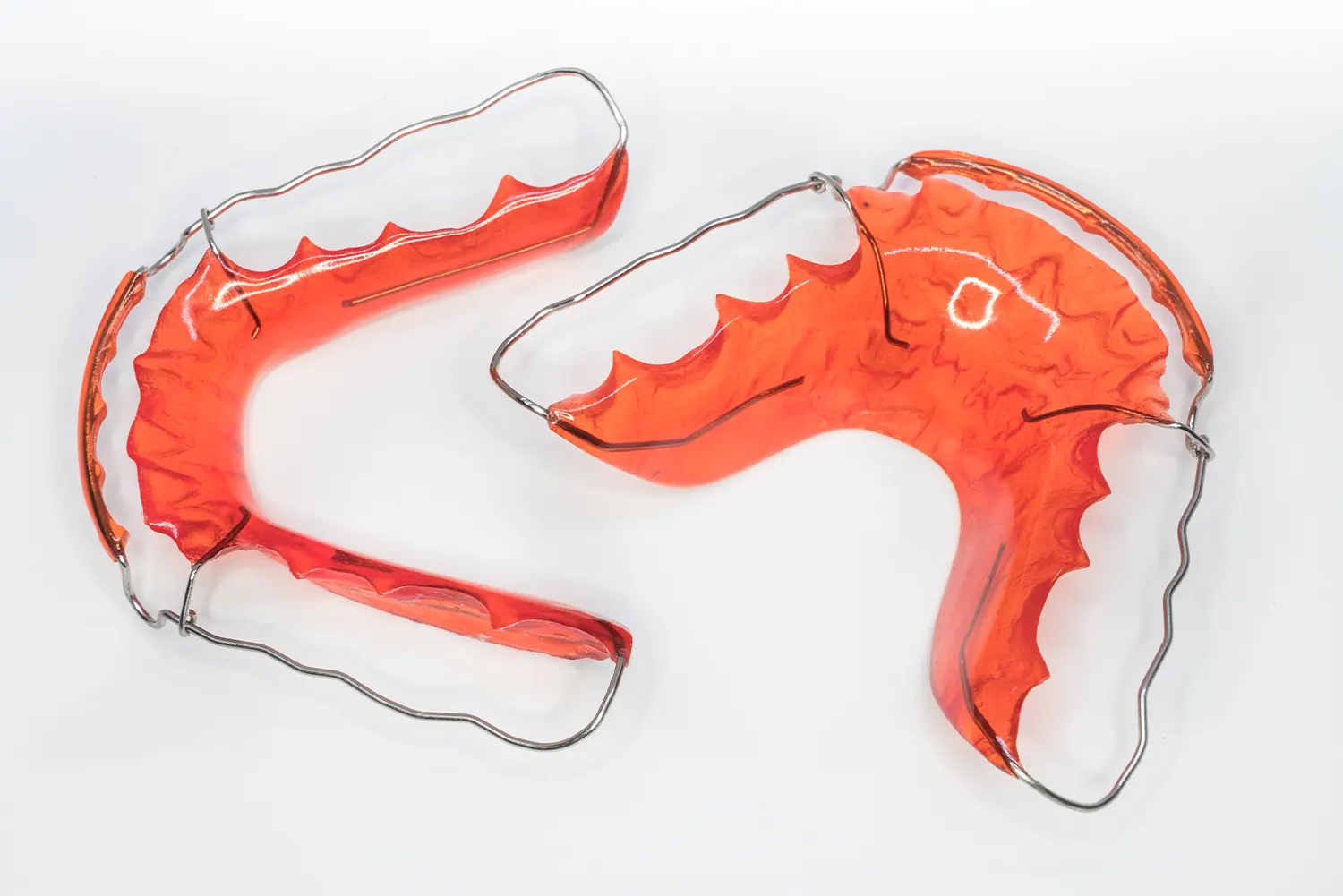 retainers on white background